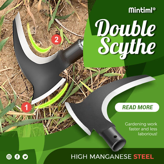 🎁New Year Sale 49% OFF⏳High Manganese Steel Double Scythe