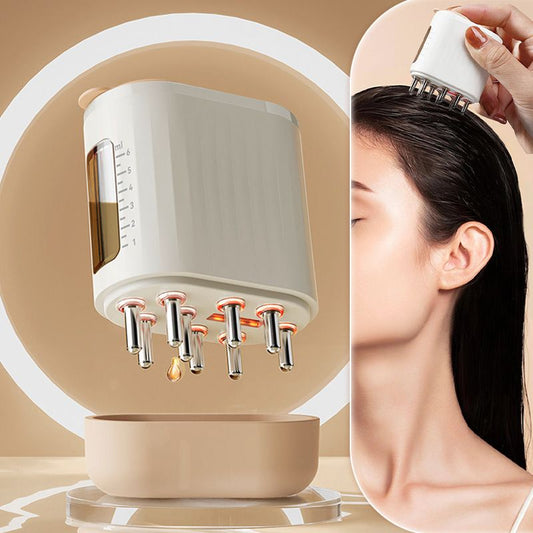 Deep Soothing Electric Hair Oil Applicator with Scalp Massage