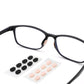 Soft EVA foam nose pads for glasses provide comfortable, pressure-free wear without smudging makeup. Anti-slip frames and eye patches prevent slipping.