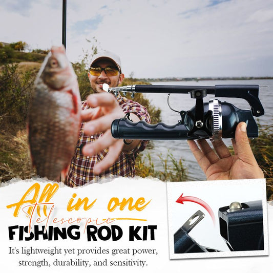🔥Limited time offer 49% off🔥All-in-one Telescopic Fishing Rod Kit