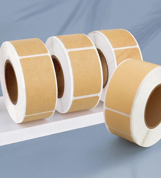 Kraft paper tear-off label sticker