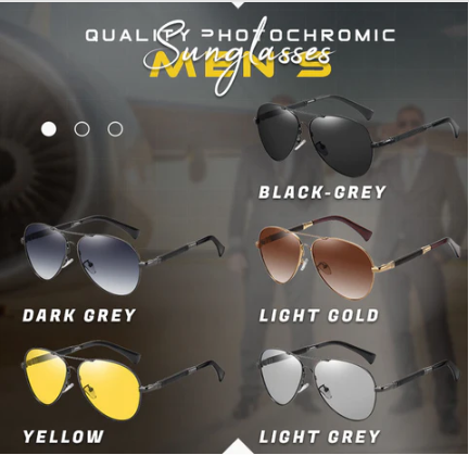 Quality Photochromic Men's Sunglasses