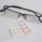 Soft EVA foam nose pads for glasses provide comfortable, pressure-free wear without smudging makeup. Anti-slip frames and eye patches prevent slipping.