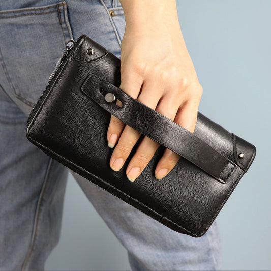 New Men's Business Leather Wallet