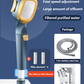 4-mode Handheld Pressurized Shower Head with Pause Switch