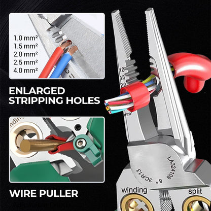 ✈️Buy 2 items with free shipping included💥21-in-1 Multi-Functional Wire Stripper Scissors With Electrical Test