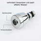 360-degree rotatable connection nozzles for faucets, ABS, or metal