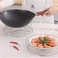 Stainless steel pot rack, round pot rack, metal pot rack, essential items for the kitchen