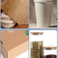 Kraft paper tear-off label sticker