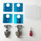 Universal Stainless Steel Cabinet Hinge Repair Plate Kit with Screws for Furniture Cupboard Door