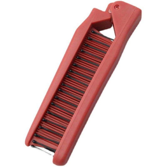 Portable Girls Folding Comb for Exclusive Massage and Hair Styling