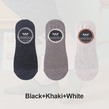 Non slip invisible short breathable socks