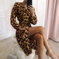 ✨V-Neck Leopard Print Dress-?Buy 2 Automatic 10% Off & Free Shipping?