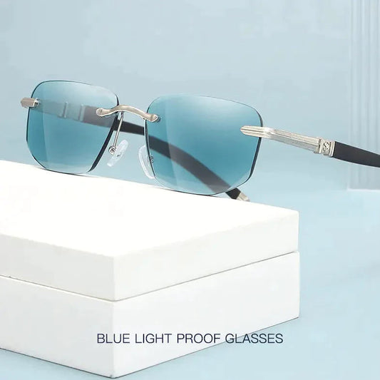 Sapphire High Hardness Anti-Blue Light Distance and Close Reading Glasses Sunglasses