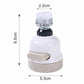 360-degree rotatable connection nozzles for faucets, ABS, or metal