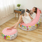 🔥Free Shipping🔥 Thickened Inflatable Bean Bag Chair For Adults With Footstool