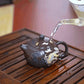 Dragon and Phoenix Purple Sand Pot