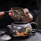 Dragon and Phoenix Purple Sand Pot