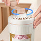 Manual Portable Shaved Ice Maker for Home with Cube Tray