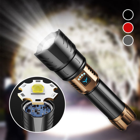 High Brightness and Long-Distance Illumination LED Flashlight