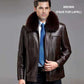 Men's Vintage Lapel Full Zip Jacket