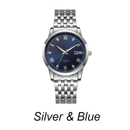 Business Men's Stainless Steel Wrist Watch