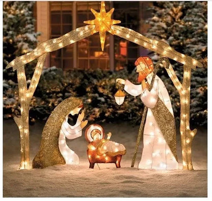 💕Nativity Scene Lighted Display