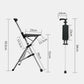 💥Free Shipping💥Portable Folding Walking Stick with Seat for Seniors