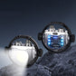 Creative Gyro Windproof Dual Arc Electric Lighter with Light
