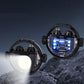 Creative Gyro Windproof Dual Arc Electric Lighter with Light