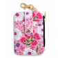 Card Holder Wallet with Keychain Zipper