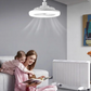 🍃E27 360° Rotating Ceiling Fan with Remote Control