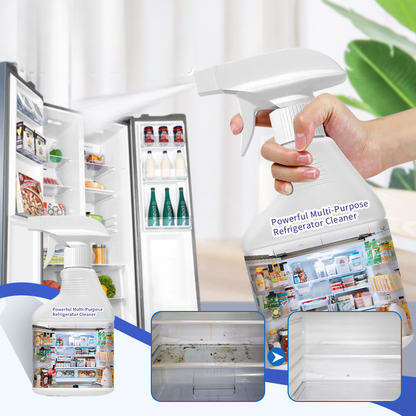 🔥Powerful Multi-Purpose Refrigerator Cleaner. ⚡Leave no room for Listeria to hide
