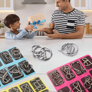 🔥Educational intellectual Toys IQ Toys,Metal Brain teaser Puzzles