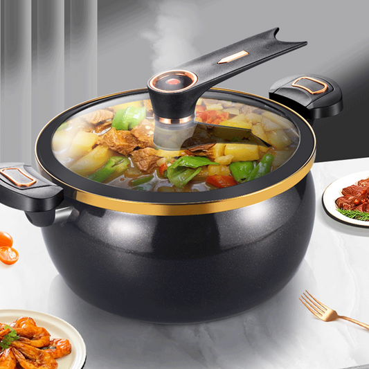 Large Capacity Micro-Pressure Enamel Soup Pot