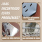 Angle shower shelf without perforation with hooks