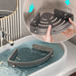 Angle shower shelf without perforation with hooks