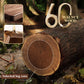 Walnut Suction Cup Bathroom Shelf