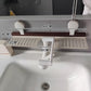 Walnut Suction Cup Bathroom Shelf