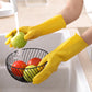 Highly flexible PVC gloves for cleaning in the kitchen and around the house