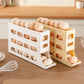 Slide Egg Storage Box Refrigerator Side Door Storage Box Egg Rolling Food Grade Egg Holder Tray Automatic Egg Rolling Egg