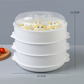 Heat-resistant multi-layer microwave steamer