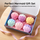 6 Packs Kids Shell Bath Bombs with Surprise Jewelry Inside