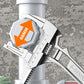 Reversible Wide-Opening Short-Handle Sink Wrench