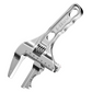 Reversible Wide-Opening Short-Handle Sink Wrench
