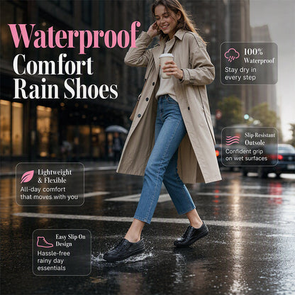 Women's Low Cut Waterproof Rain Shoes