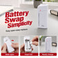 ⏳🔋Portable Emergency Phone Charger AA Battery Powered Power Bank with LED Flashlight