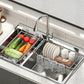 Dry Dishes Instantly! Expandable Stainless Steel Sink Drainer