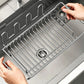 Dry Dishes Instantly! Expandable Stainless Steel Sink Drainer
