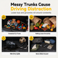 Cute Cartoon Folding Car Trunk Organizer Bin Large Capacity Collapsible Storage Basket for Sundries